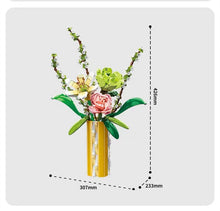 Load image into Gallery viewer, JAKI Blocks Kids Building Toys DIY Bricks Girls Flowers Plant Puzzle Girls Women Gift Home Decor JK2651 2652