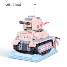 Load image into Gallery viewer, WL2063 2064 2065 2066 Kids Building Blocks Toys DIY Bricks Girls Puzzle Boys Gift Tank Model