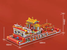 Load image into Gallery viewer, 2180 LOZ mini Block Adult Kids Building Toys Boys Spring Festival Temple Fair Puzzle Home Decor Holiday Gift 3467pcs