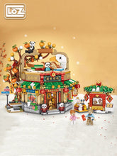 Load image into Gallery viewer, LOZ mini Blocks Kids Building Bricks Toys Panda Roast Duck Restauant Puzzle Chinese New Year Architecture Gift Home Decor 1955