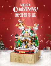Load image into Gallery viewer, 1237 1238 1054 LOZ mini Blocks Kids Building Bricks Boys Toys Puzzle Christmas Tree Coffee House Girls Holiday Gift Music Box