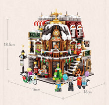 Load image into Gallery viewer, 1054 LOZ mini Blocks Kids Building Bricks Boys Toys Puzzle Christmas Coffee House Girls Holiday Gift 2056pcs