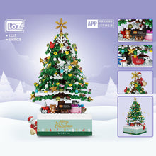 Load image into Gallery viewer, 1237 1238 1054 LOZ mini Blocks Kids Building Bricks Boys Toys Puzzle Christmas Tree Coffee House Girls Holiday Gift Music Box