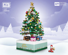 Load image into Gallery viewer, 1237 1238 1054 LOZ mini Blocks Kids Building Bricks Boys Toys Puzzle Christmas Tree Coffee House Girls Holiday Gift Music Box