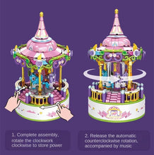 Load image into Gallery viewer, Panlos Blocks Kids Building Bricks Toys Music box House Puzzle Girls Holiday Gift For Birthday Christmas