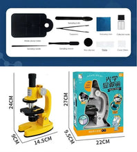 Load image into Gallery viewer, Microscope Kit Lab LED 200X-600X-1200X Learning & Education Toy Biological With Box For Kids Child Kids Pupil Gift 1311