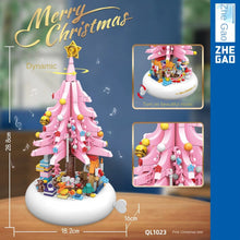 Load image into Gallery viewer, ZHEGAO MINI Blocks Kids Building Bricks Toys Music box Christmas Tree Puzzle Girls Holiday gift with Lighting 1023 1024