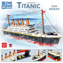 Load image into Gallery viewer, 1288pcs ZheGao mini Blocks Kids Building Bricks Toys Adult Puzzle Titanic Ocean Liner 01010 no box