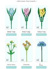 Load image into Gallery viewer, Panlos Blocks Kids Building Toys Bricks Girls Flowers Bouquet Puzzle Home Decor Women Holiday Gift 655001 655002 655007 655008