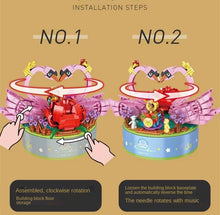 Load image into Gallery viewer, Panlos Blocks Kids Building Bricks Toys Music box House Puzzle Girls Holiday Gift For Birthday Christmas