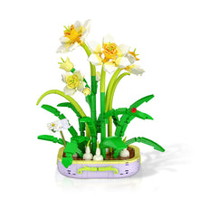 Load image into Gallery viewer, WL2113 2115 Kids Building Blocks DIY Flower Bricks Girls Toys Pot Plant Puzzle Women Gift Home Decor
