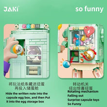 Load image into Gallery viewer, JAKI Blocks Kids Building Toys DIY Bricks Gashapon Machine Robot Board Family Party Games Girls Boys Gift Holiday Birthday 8218 8219
