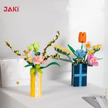 Load image into Gallery viewer, JAKI Blocks Kids Building Toys DIY Bricks Girls Flowers Plant Puzzle Girls Women Gift Home Decor JK2651 2652