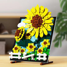 Load image into Gallery viewer, QZL Blocks Kids Building Toys DIY Bricks Sunflower Decorative Painting Puzzle Home Decor Women Girls Gift 92003