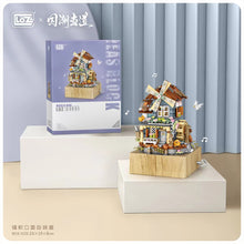 Load image into Gallery viewer, LOZ 1239 mini Blocks Kids Building Toys DIY Bricks Girls Gift Music Box Chinese Windmill House