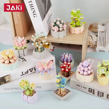 Load image into Gallery viewer, JAKI Blocks Kids Building Toys Bricks Girls Flowers Potted Plant Puzzle Home Decor Womens Gift JK2710