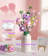 Load image into Gallery viewer, FC Blocks Kids Building Toys Bricks Flower Puzzle Girls Gift Home Decor Lighting Greeting card 8307 8308