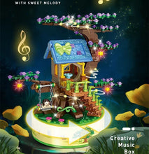 Load image into Gallery viewer, Panlos Blocks Kids Building Bricks Toys Music box House Puzzle Girls Holiday Gift For Birthday Christmas