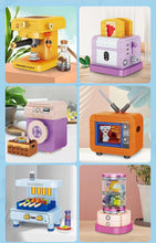 Load image into Gallery viewer, 12pcs/set Kids Building Blocks Toys DIY Bricks Toys MINI Home Appliances Puzzle Playing House Game Girls Gift FC8274