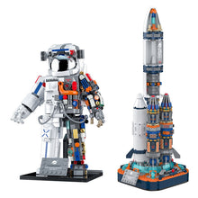 Load image into Gallery viewer, JAKI Blocks Kids Building Toys DIY Bricks Astronaut Puzzle Space Explore Assembly Rocket Boys Girls Gift Home Decor 8501 9106 9116