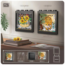 Load image into Gallery viewer, LOZ mini Blocks Kids Building Toys DIY Bricks Sunflower Sakura Tiger Decorative Painting Puzzle Girls Women Gift Home Decor 1907