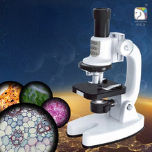 Load image into Gallery viewer, Microscope Kit Lab LED 200X-600X-1200X Learning & Education Toy Biological With Box For Kids Child Kids Pupil Gift 1311