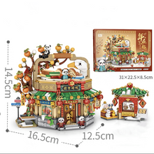 Load image into Gallery viewer, LOZ mini Blocks Kids Building Bricks Toys Panda Roast Duck Restauant Puzzle Chinese New Year Architecture Gift Home Decor 1955