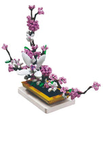 Load image into Gallery viewer, QZL Blocks Kids Building Toys Bricks Girls Lilac Flowers Potted Plant Puzzle Home Decor Womens Gift 92008