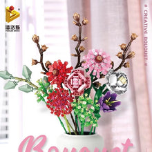 Load image into Gallery viewer, Panlos Blocks Kids Building Toys Bricks Girls Flowers Bouquet Puzzle Home Decor Women Holiday Gift 655001 655002 655007 655008