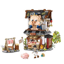 Load image into Gallery viewer, LOZ mini Blocks Kids Building Bricks Girls Toys Pig Butcher's Shop Honey Workshop Puzzle Home Decor Holiday Gift 1942 1943
