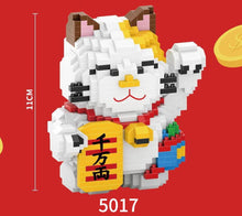 Load image into Gallery viewer, HC Diamond mini Blocks Kids Building Blocks Adult Toys Lucky Cat Puzzle Business Gift
