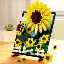 Load image into Gallery viewer, QZL Blocks Kids Building Toys DIY Bricks Sunflower Decorative Painting Puzzle Home Decor Women Girls Gift 92003