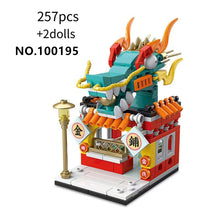 Load image into Gallery viewer, Kids Building Blocks Toys DIY Bricks Girls Puzzle Chinese opera Gift Stree Store Home Decor 100194 100195 100196 100197