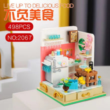 Load image into Gallery viewer, 2067 2068 2069 2070 2071 2072 2073 2074 Kids Building Blocks Bricks Girls Toys Puzzle Flower House Holiday Gift