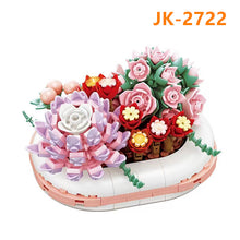 Load image into Gallery viewer, JAKI Blocks Kids Building Toys Noctilucent Bricks Girls Flowers Potted Plant Puzzle Home Decor Womens Gift JK2720 2721 2722