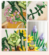 Load image into Gallery viewer, Panlos Blocks Kids Building Toys Bricks Girls Flowers Bouquet Puzzle Home Decor Women Holiday Gift 655001 655002 655007 655008