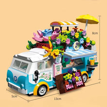 Load image into Gallery viewer, ZHEGAO mini Blocks Kids Building Toys Bricks Girls Puzzle Flower Car Cat Wagon Truck Model Home Decor Gift DZ7005 DZ7006