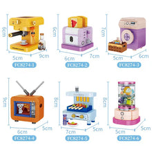 Load image into Gallery viewer, 12pcs/set Kids Building Blocks Toys DIY Bricks Toys MINI Home Appliances Puzzle Playing House Game Girls Gift FC8274