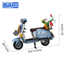 Load image into Gallery viewer, ZHEGAO MINI Blocks Kids Building Toys Bricks Girls Puzzle Cute Motorcycle Model Home Decor Boys Gift 00323 00324 00325 00326