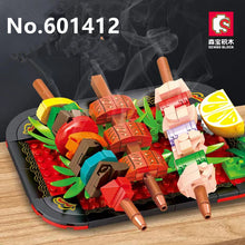 Load image into Gallery viewer, 601403 601404 601405 601406 601407 601408 601409 601410 601411 601412 601413 601414 601415 Sembo Blocks Kids Building Toys DIY Bricks Japanese Food Snacks Puzzle Girls Gift