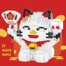 Load image into Gallery viewer, HC Diamond mini Blocks Kids Building Blocks Adult Toys Lucky Cat Puzzle Business Gift