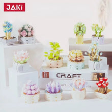 Load image into Gallery viewer, JAKI Blocks Kids Building Toys Bricks Girls Flowers Potted Plant Puzzle Home Decor Womens Gift JK2710