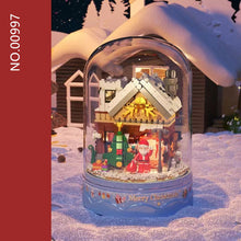 Load image into Gallery viewer, ZG MINI Blocks Kids Building Bricks Toys Music box House Puzzle Girls Christmas gift with Lighting 00997