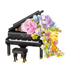 Load image into Gallery viewer, BALODY mini Blocks Kids Building Toys Violin Piano Flowers With Lighting Girls Women Gift Home Decor 21228 21194