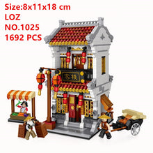 Load image into Gallery viewer, LOZ mini Blocks Kids Building Toys Adult Puzzle Chinese Style 1023-1025 (no box)