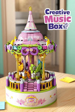 Load image into Gallery viewer, Panlos Blocks Kids Building Bricks Toys Music box House Puzzle Girls Holiday Gift For Birthday Christmas