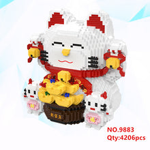 Load image into Gallery viewer, HC Diamond mini Blocks Kids Building Blocks Adult Toys Lucky Cat Puzzle Business Gift
