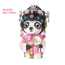 Load image into Gallery viewer, LOZ MINI Blocks Kids Building Toys Bricks Grils Puzzle Chinese Tradition Culture Beijing Opera Panda 8108