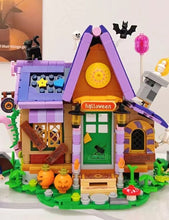 Load image into Gallery viewer, BALODY mini Blocks Kids Building Toys Halloween House Puzzle Holiday Gift Home Decor With Lighting 21052