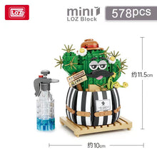 Load image into Gallery viewer, 1245 1246 LOZ mini Blocks Kids Building Toys DIY Bricks Puzzle Girls Gift Cactus Flowers Potted Plants Home Decor